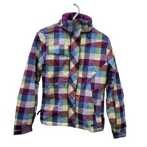 Purple & Blue Winter Ski Jacket Size: XS